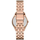 Women's Harlowe Three-Hand Rose Gold-Tone Stainless Steel Watch 33mm