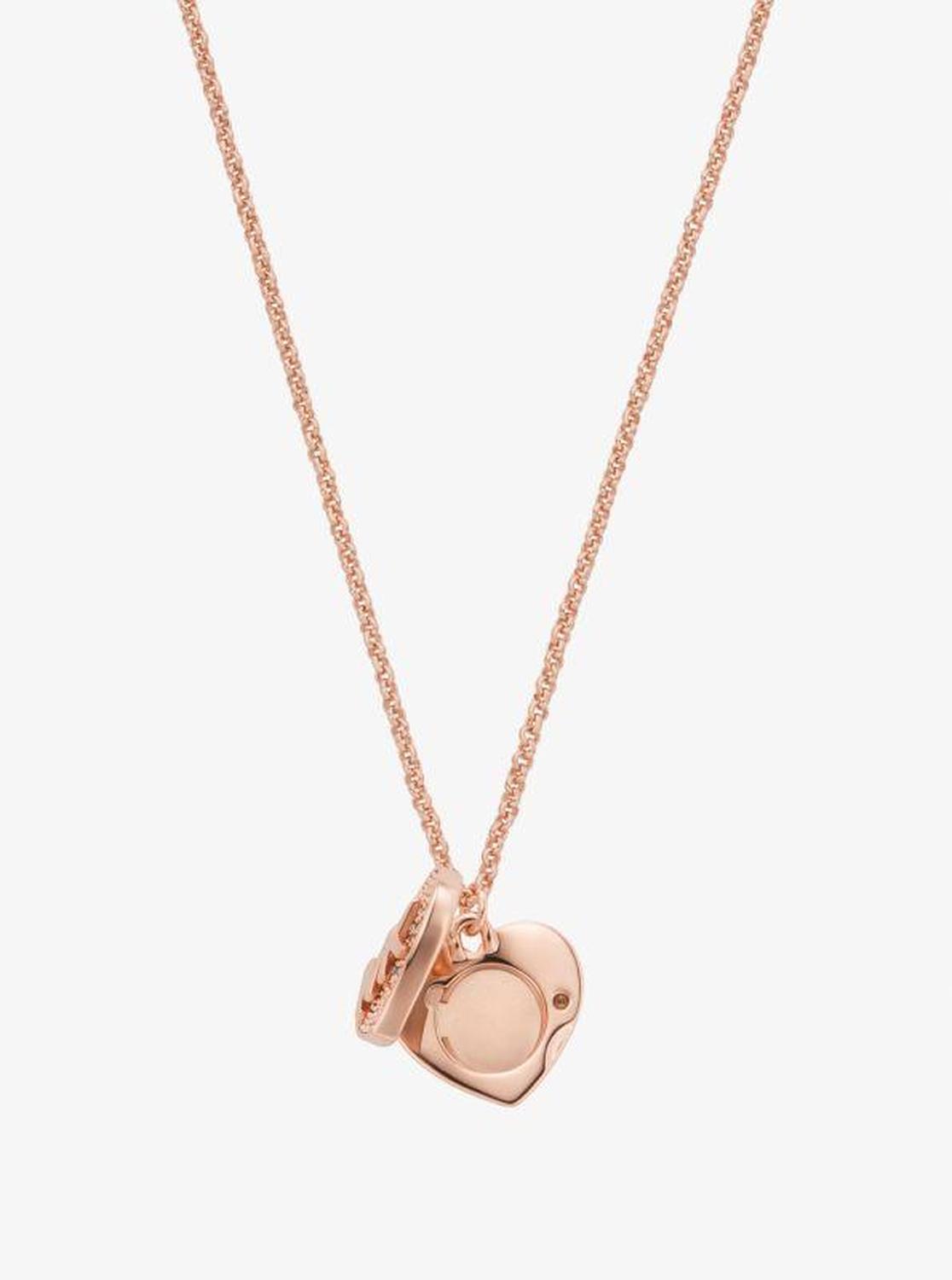 Pavé Heart Locket Necklace