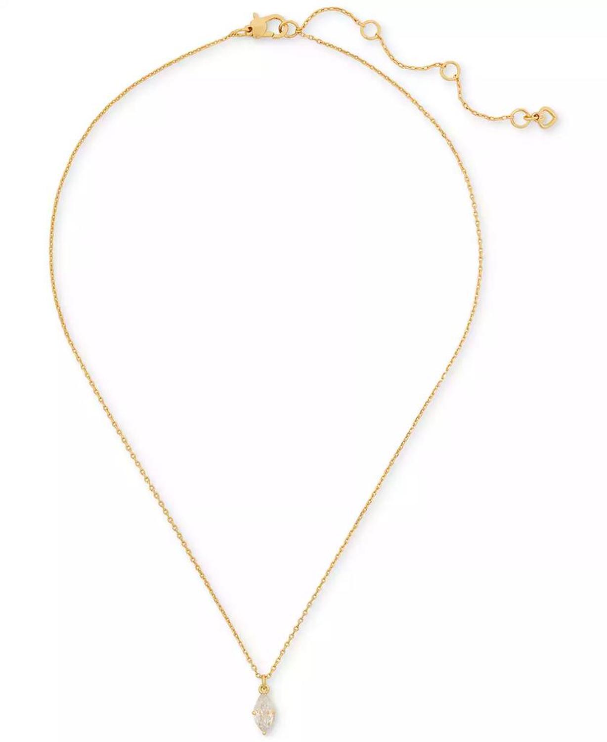 Signature Solitaire Pendant Necklace, 16" + 3" extender