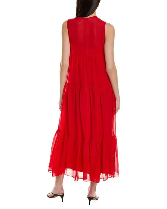 Max Mara Studio Fago Silk-Blend Maxi Dress