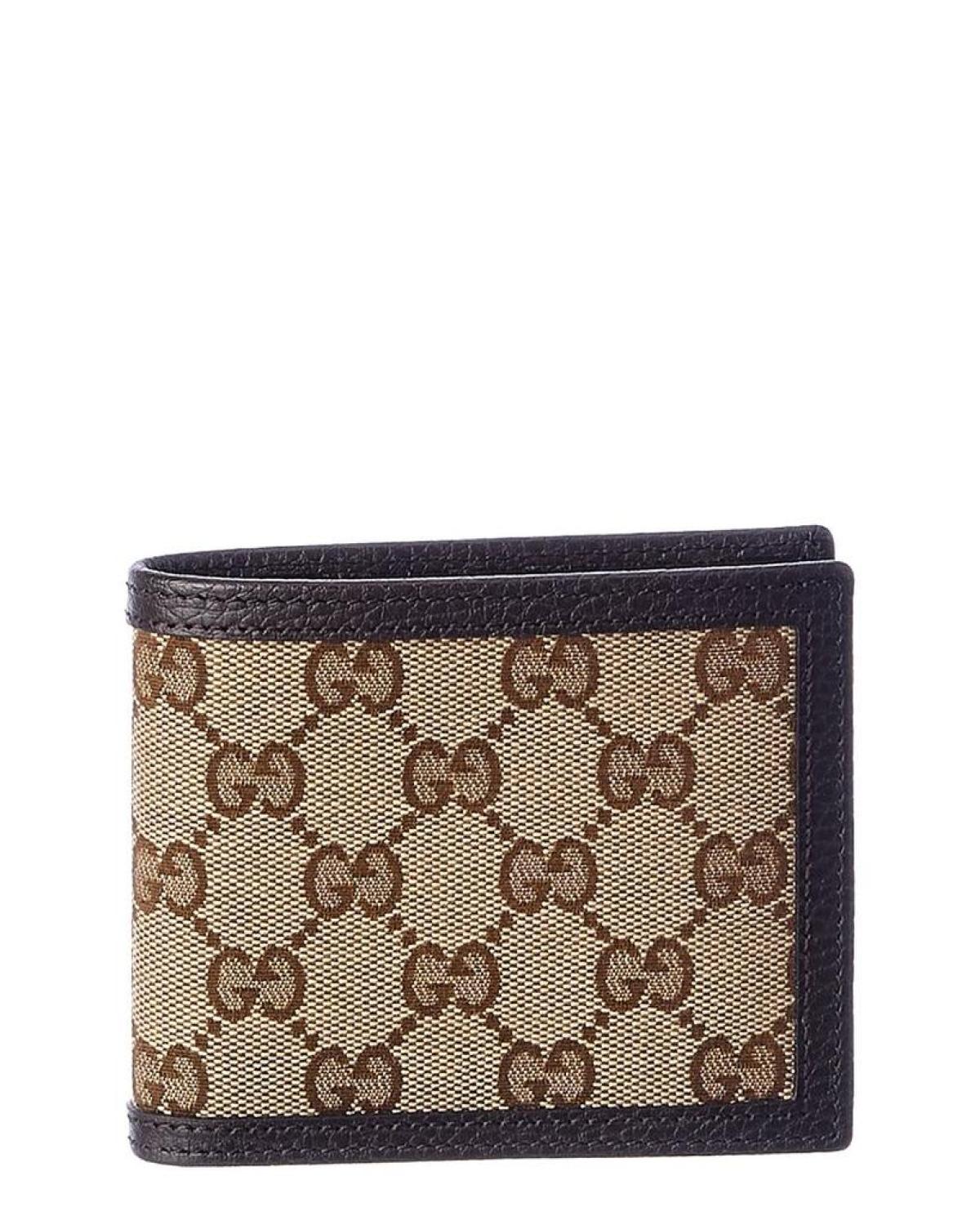 Gucci Original GG Canvas & Leather Wallet