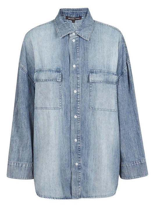 Michael Kors Oversized Chambray Shirt