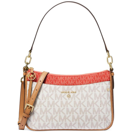 Jet Set Charm Logo Medium Top Zip Pochette Crossbody