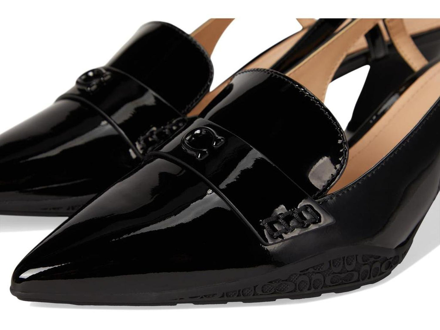 Nikola Patent Leather Hybrid Slingback