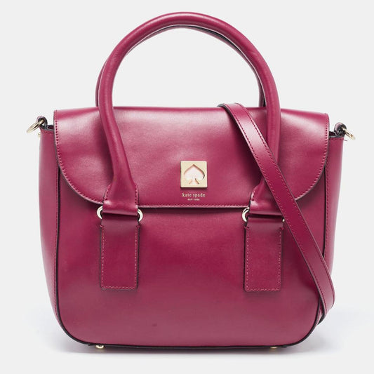 Kate Spade Fuchsia Leather Satchel