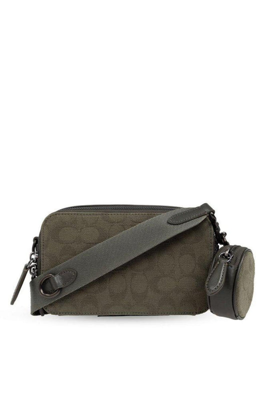 Coach Charter Slim Logo Jacquard Crossbody Bag