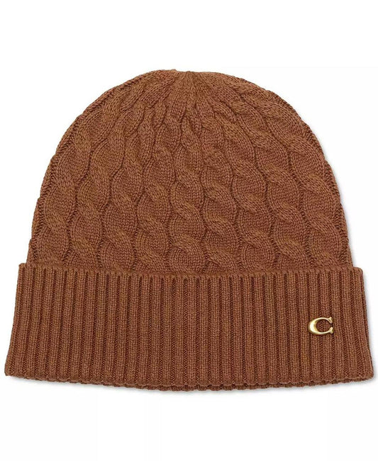 Signature C Cable Knit Beanie