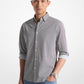 Slim-Fit Stretch Nylon Striped Shirt