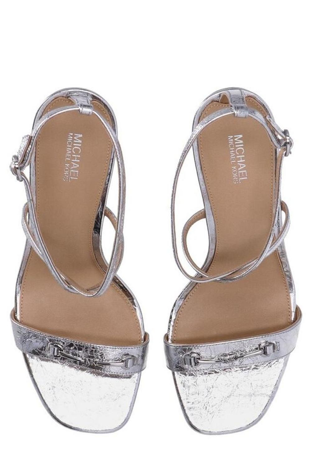 Michael Michael Kors Lena Metallic Effect Sandals