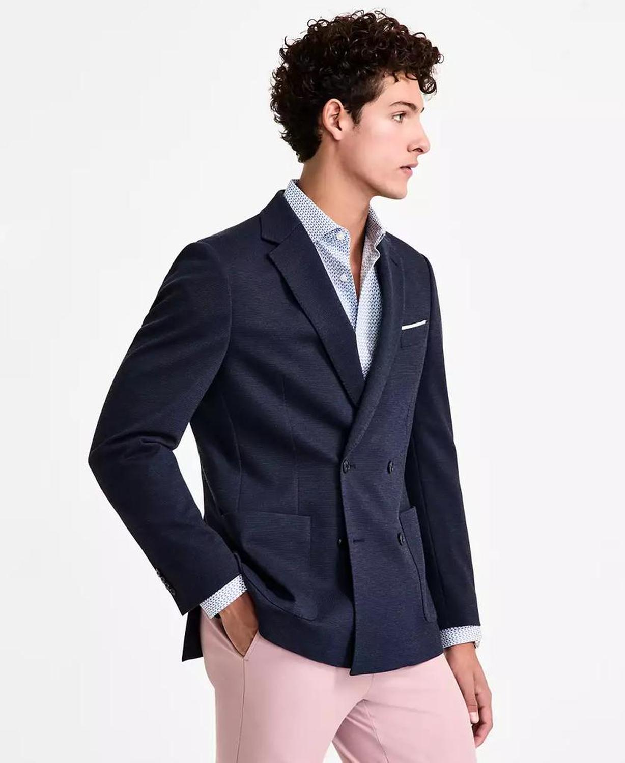 Men's Classic-Fit Double-Breasted Sport Coat