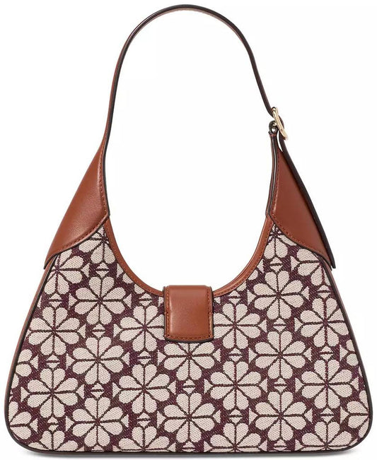 Spade Flower Jacquard Shoulder Bag