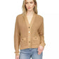 MICHAEL Women's Shaker-Stitch Cardigan Sweater