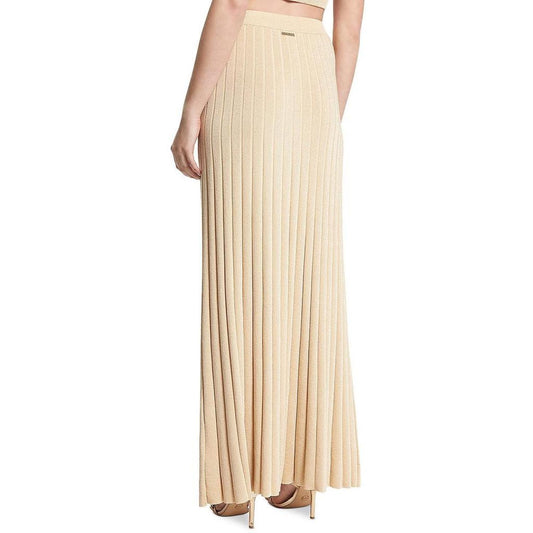 Womens Maxi Stretch A-Line Skirt