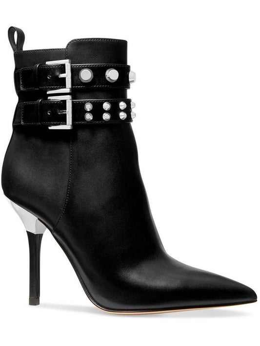 Amal Ankle Bootie Womens Leather Pointed Toe Ankle Boots