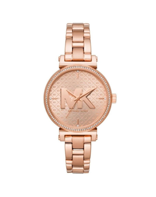 Michael Kors Sofie MK4335 Women's Rose Gold-Tone Quartz 36mm Watch