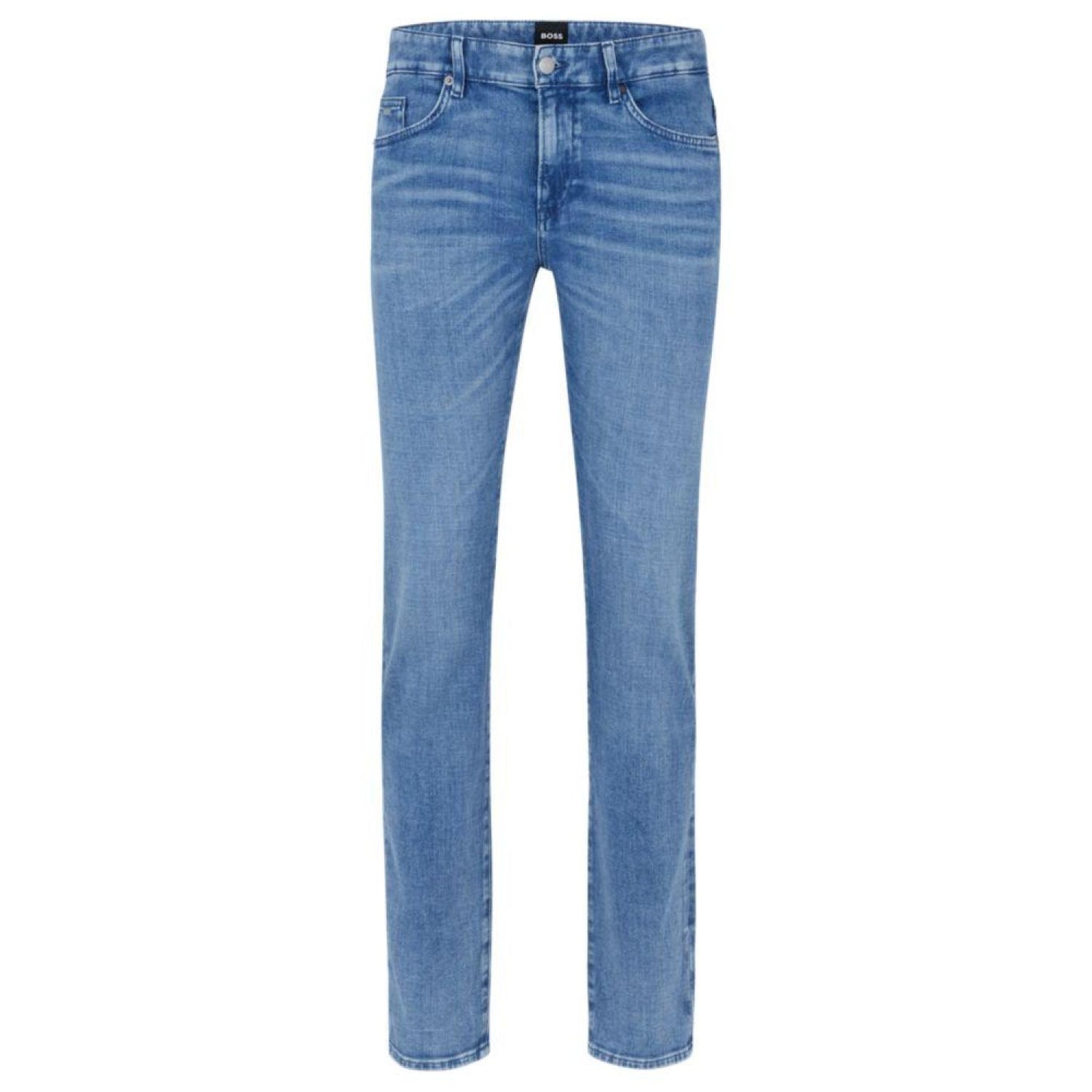 Slim-fit jeans in blue Italian denim