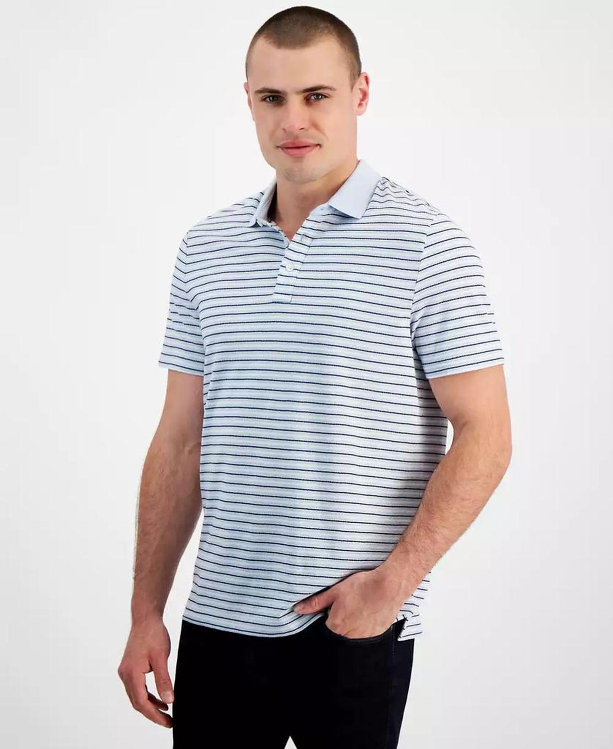 Men's Modern-Fit Stripe Polo