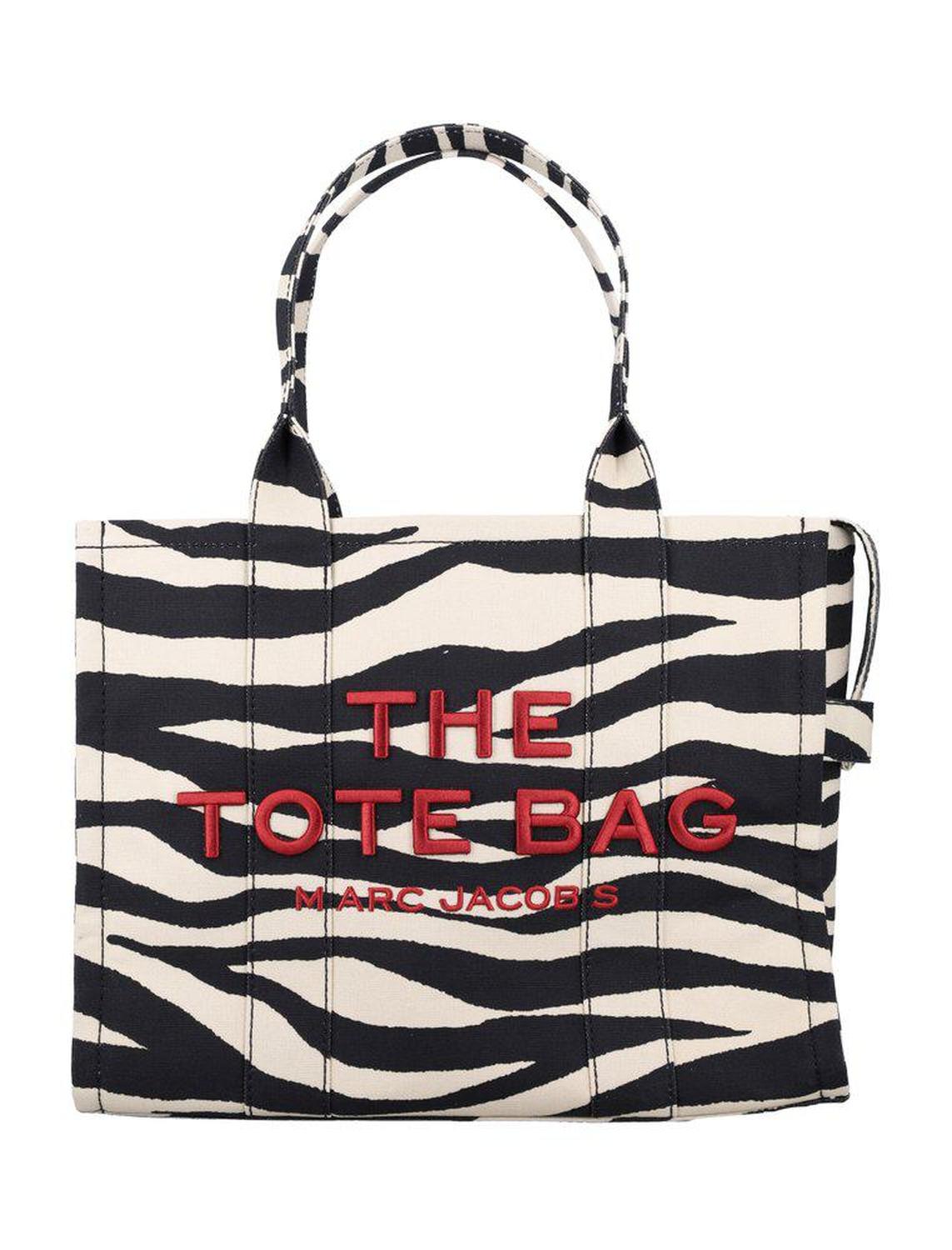 Marc Jacobs The Zebra Printed Large Tote Bag