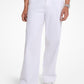 Stretch Cotton Wide-Leg Pants