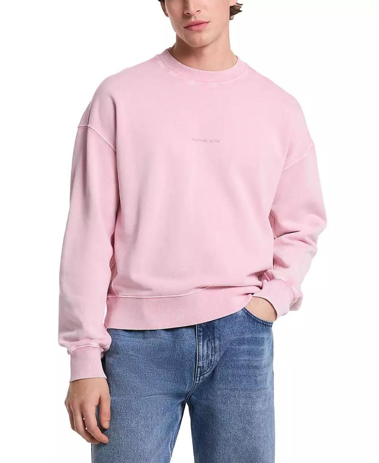 Men's French Terry Crewneck Logo Sweatshirt