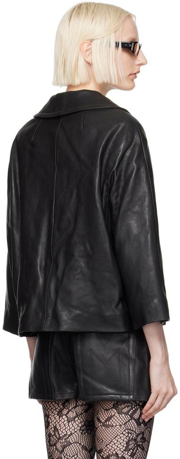 Black 'The Lady' Leather Jacket