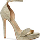 Jordyn Womens Embellished Ankle Strap Platform Heels