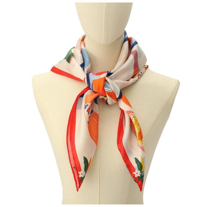 Women's Hot Sauce Silk Square Scarf