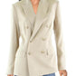 Womens Suit Separate Work Wear Double-Breasted Blazer