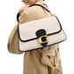 Soft Tabby Small Canvas and Leather Shoulder Bag