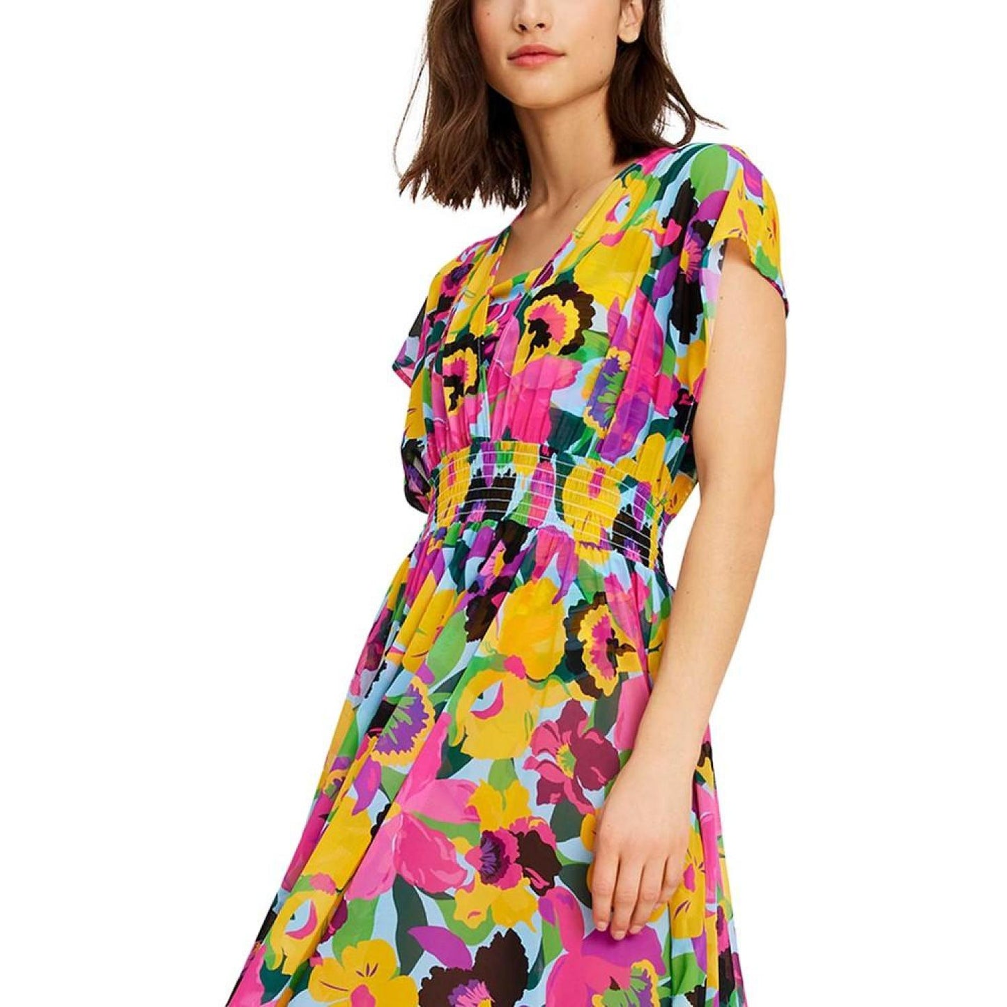 Women's Printed Cover Up Maxi Dress