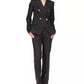 Women's Metallic Pinstripe Cutaway Blazer