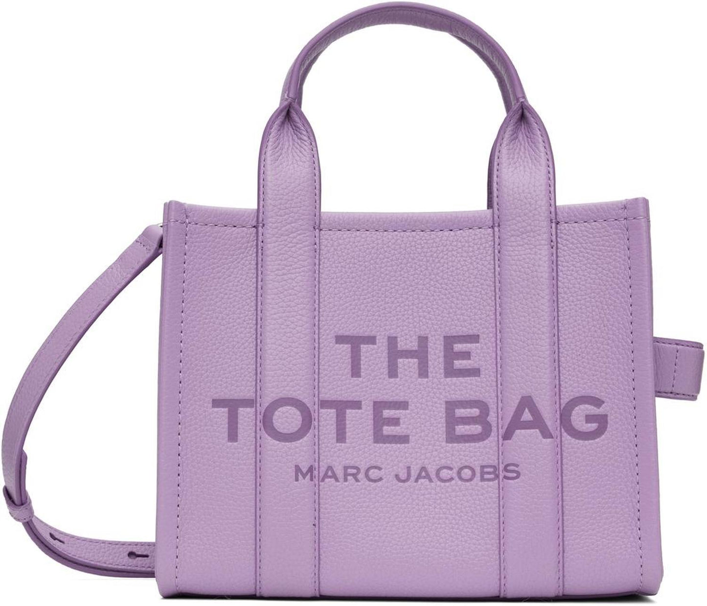 Purple 'The Leather Small' Tote