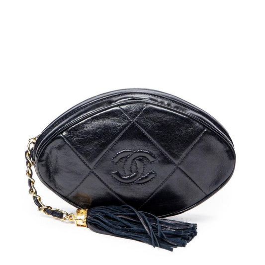 CC Oval Tassel Clutch