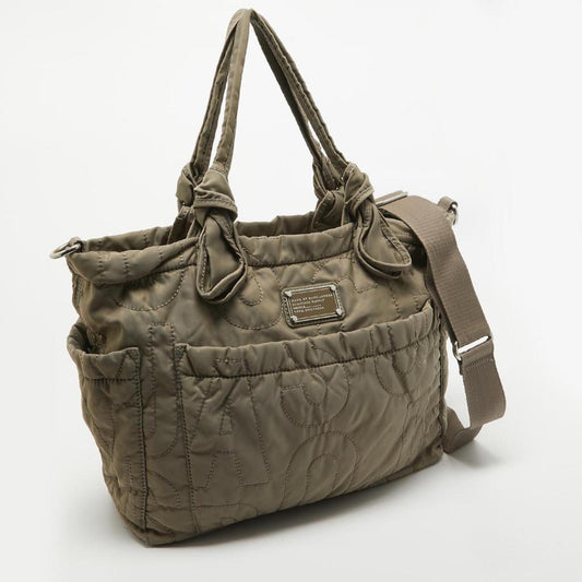 Marc By Marc Jacobs Grey Pretty Nylon Eliz-A Diaper Bag