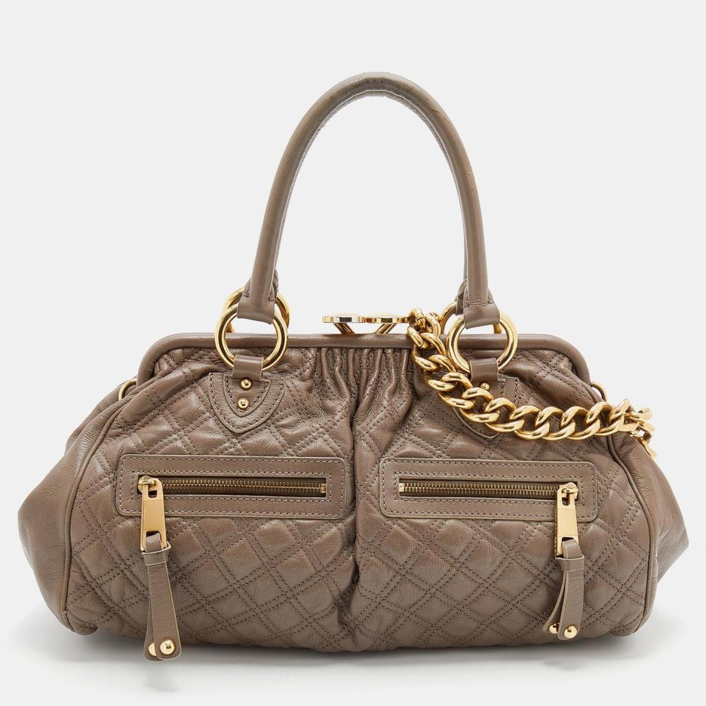 Marc Jacobs Quilted Leather Stam Satchel