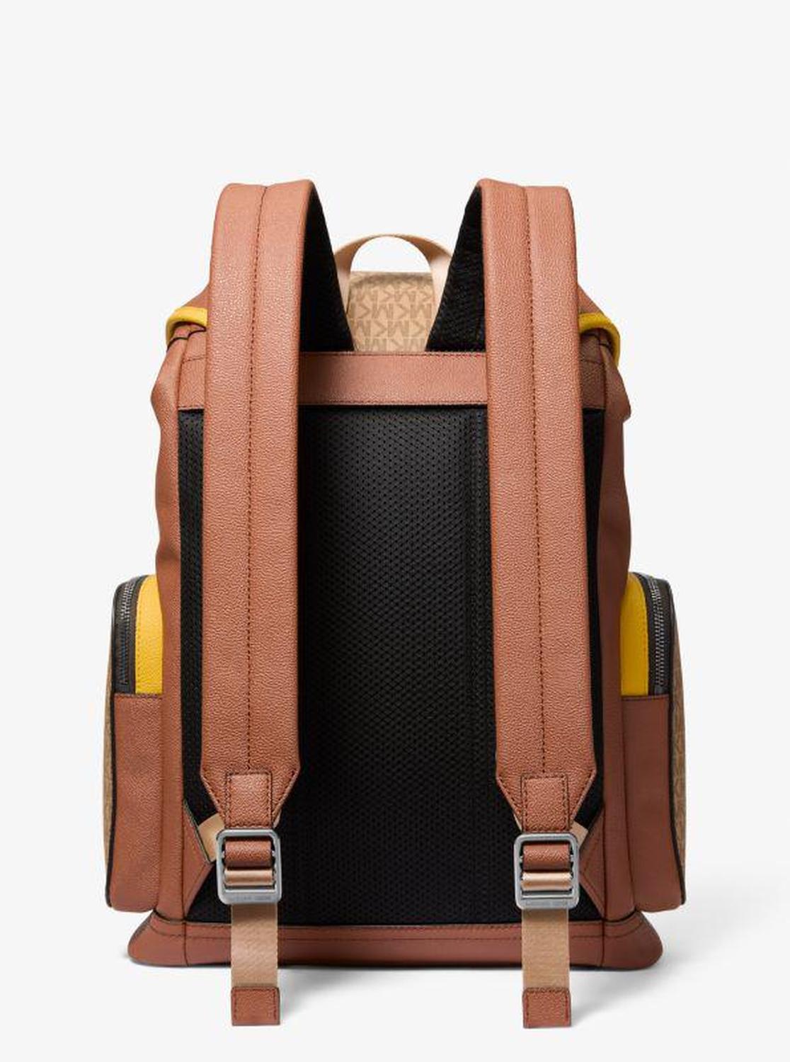 Cooper Color-Block Signature Logo Backpack