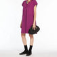 Weekend Benny Poplin A Line Dress In Purple