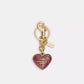 Coach Outlet Heart Bag Charm