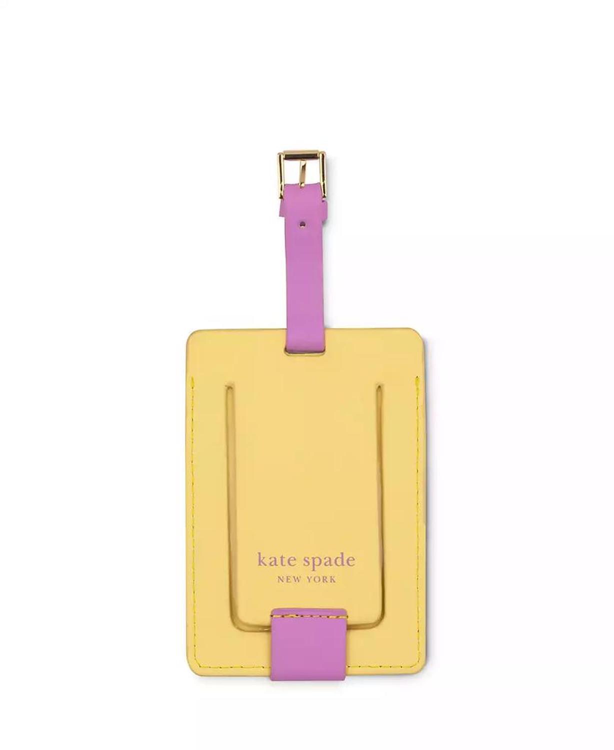 New York Just Mine Initial Luggage Tag, D