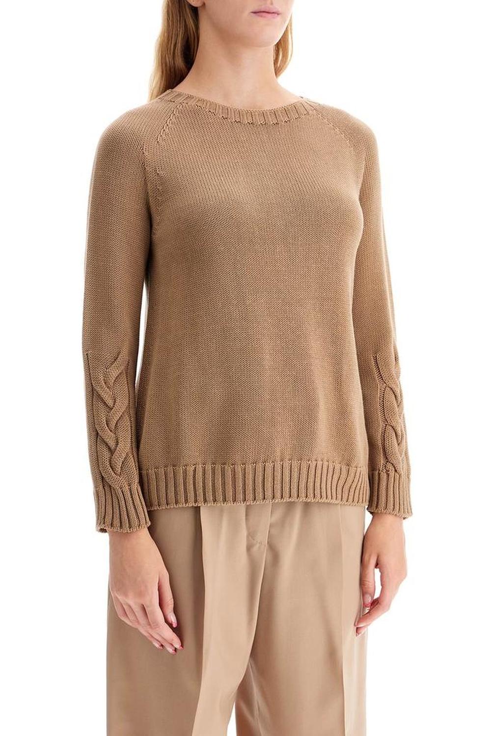 S Max Mara Cotton Cable Knit Sweater In 10 Words