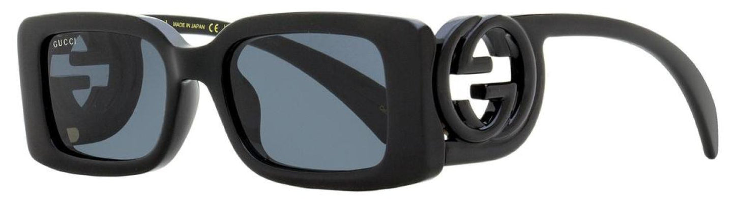 Gucci Women's Rectangular Sunglasses GG1325S 001 Black 54mm