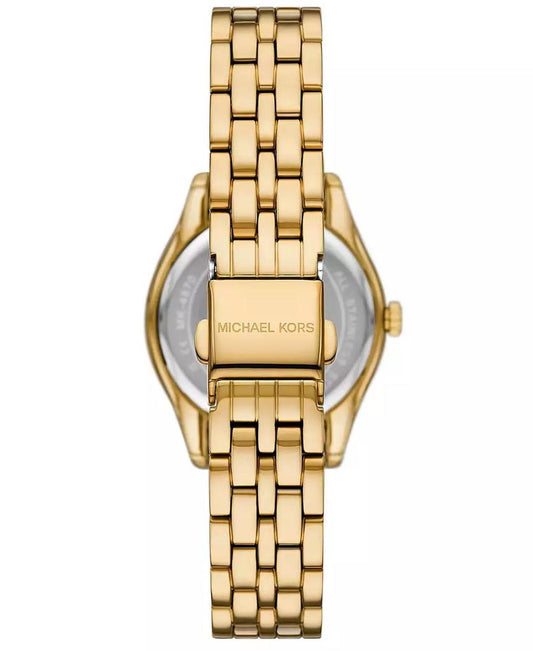 Women's Harlowe Three-Hand Gold-Tone Stainless Steel Watch 33mm