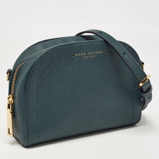 Marc Jacobs Dark Leather Playback Dome Crossbody Bag