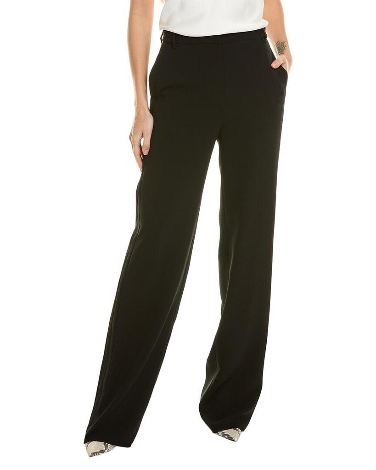 Max Mara Rondine Navy Ankle-Zip Pant