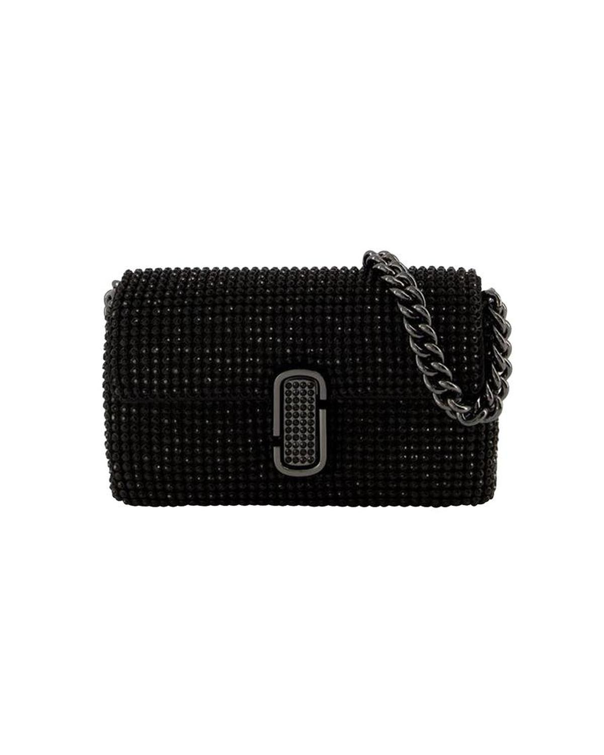 The Mini J Marc Shoulder Bag - Marc Jacobs - Mesh - Black