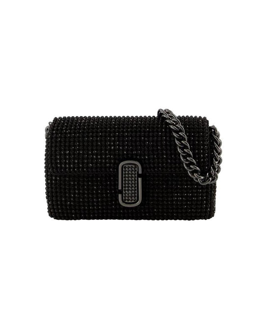 The Mini J Marc Shoulder Bag - Marc Jacobs - Mesh - Black