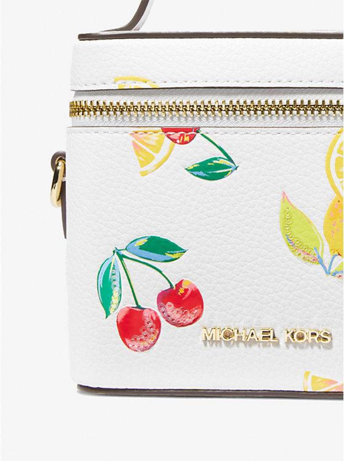 Sandrine Small Sequined Fruit Print Crossbody Bag