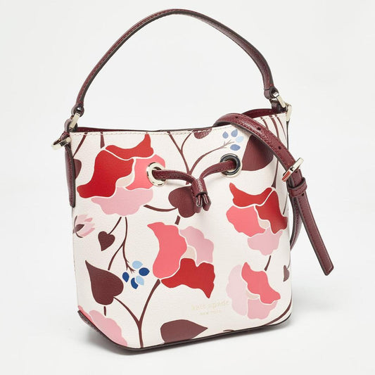 Kate Spade color Leather Small Eva Nouveau Bloom Bucket Bag