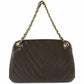 Chanel Chevron  Leather Shoulder Bag (Pre-Owned)