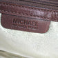 Michael Michael Kors Women's Straw Leather Trim Shoulder Bag Beige